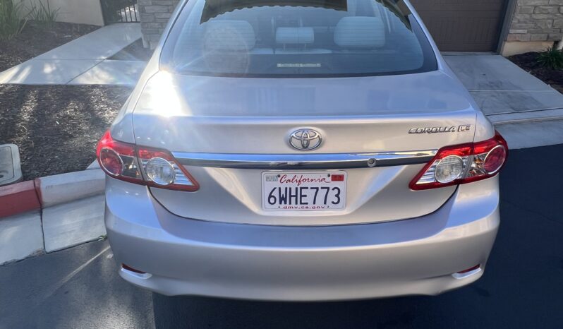 2012 Toyota Corolla LE full